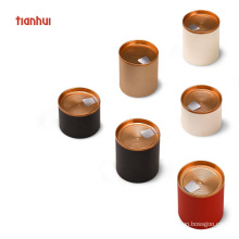 Tianhui Small Easy Peel Off Lid Paper Canister Packaging Tea Box